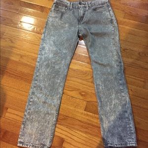 Levi Strauss gray acid wash Jean
